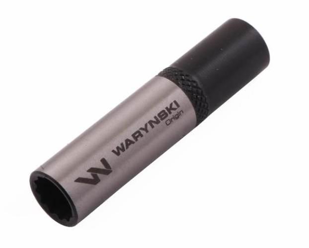 Nasadka dwunastokątna 1/4". 7 mm. długa. CrV50BV30. DIN 3124. Waryński