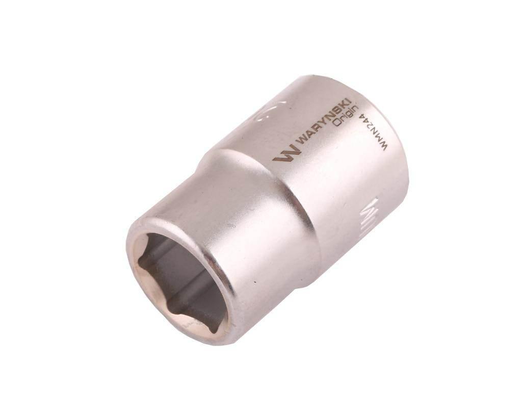 Nasadka sześciokątna 3/4". 20 mm. CrV50BV30. DIN 3124. Waryński WMN244