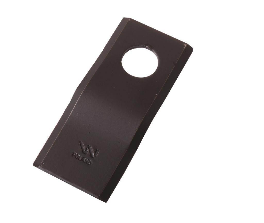 Nóż. nożyk kosiarka gięty 108x46x3mm otwór 21 zastosowanie CM120-108 PZ WAR