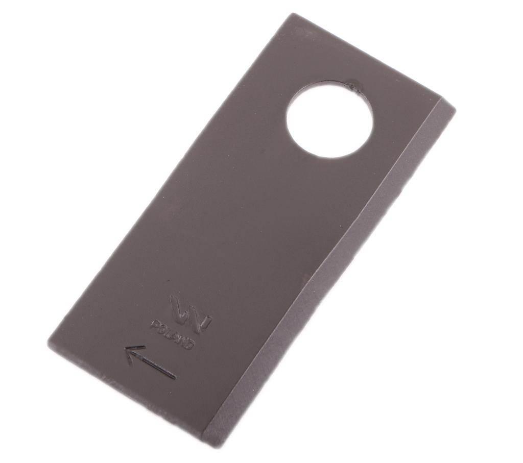 Nóż. nożyk kosiarka prawy 108X50X3mm otwór 21 zastosowanie RF 108/3 Famarol