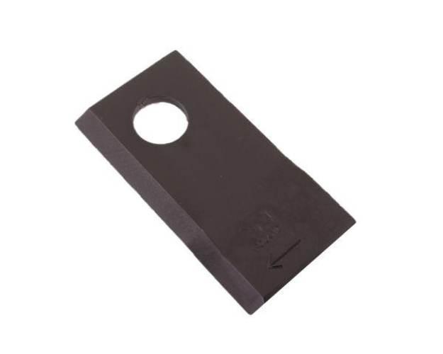 Nóż. nożyk kosiarka prawy 94x50x4mm otwór 19 zastosowanie 58031192 BCS WARY