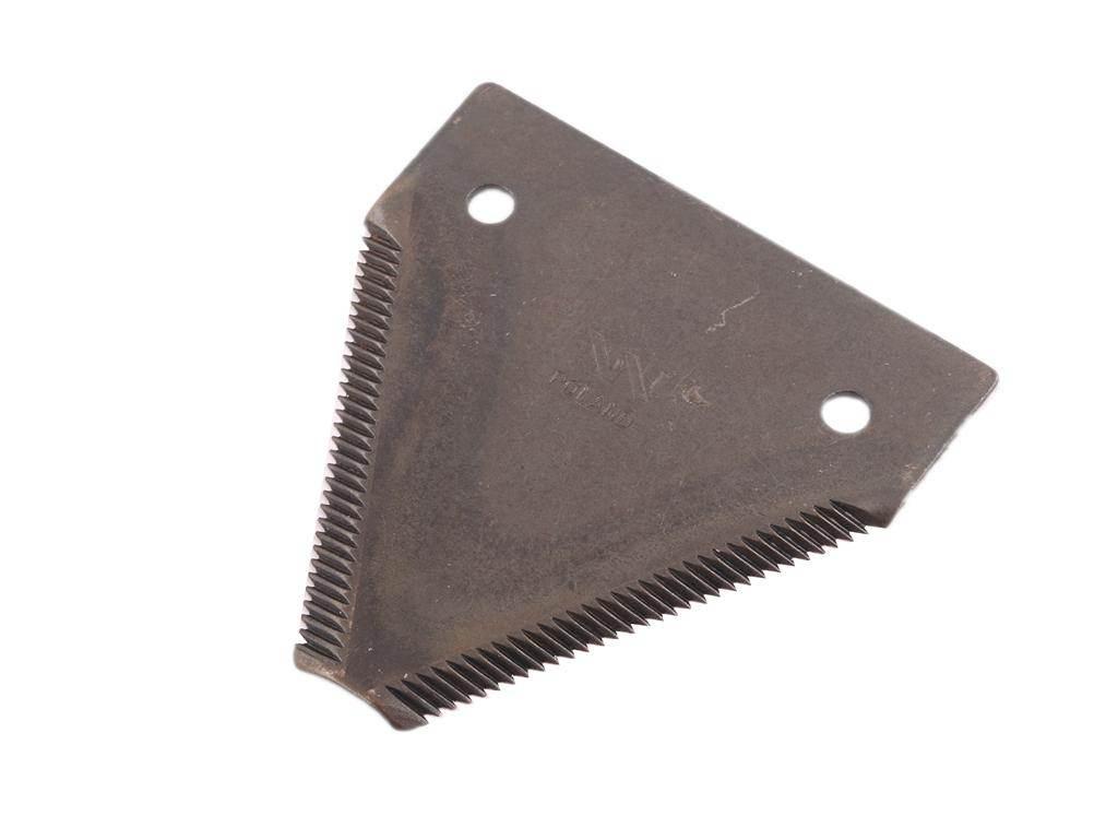 Nóż żniwny 80x76x2mm otwór 5.5 zastosowanie C15 WARYŃSKI 25szt WKZ80X76X2