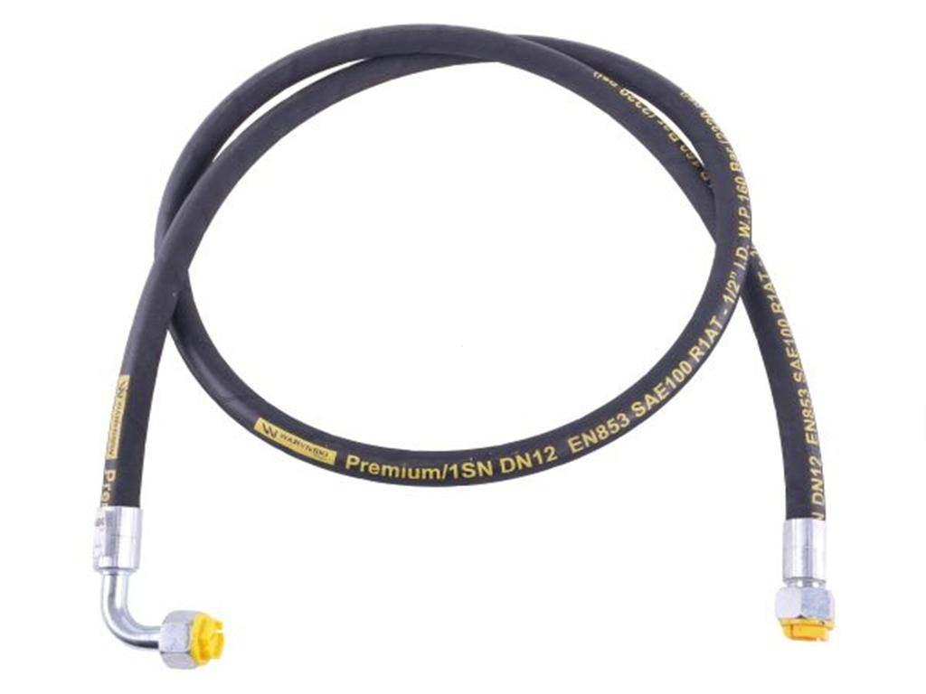 Przewód hydrauliczny 160 bar gwint M22x1.5 prosta/90 stopni L-3000mm DN12-1