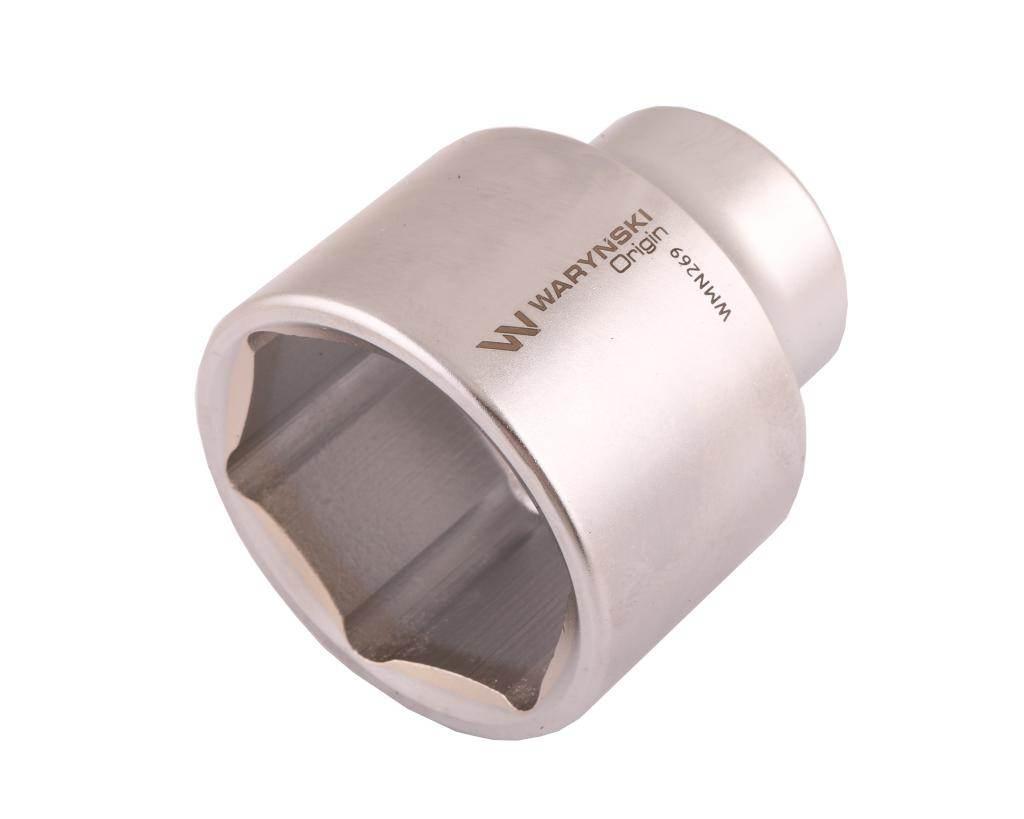 Nasadka sześciokątna 3/4". 55 mm. CrV50BV30. DIN 3124. Waryński WMN269