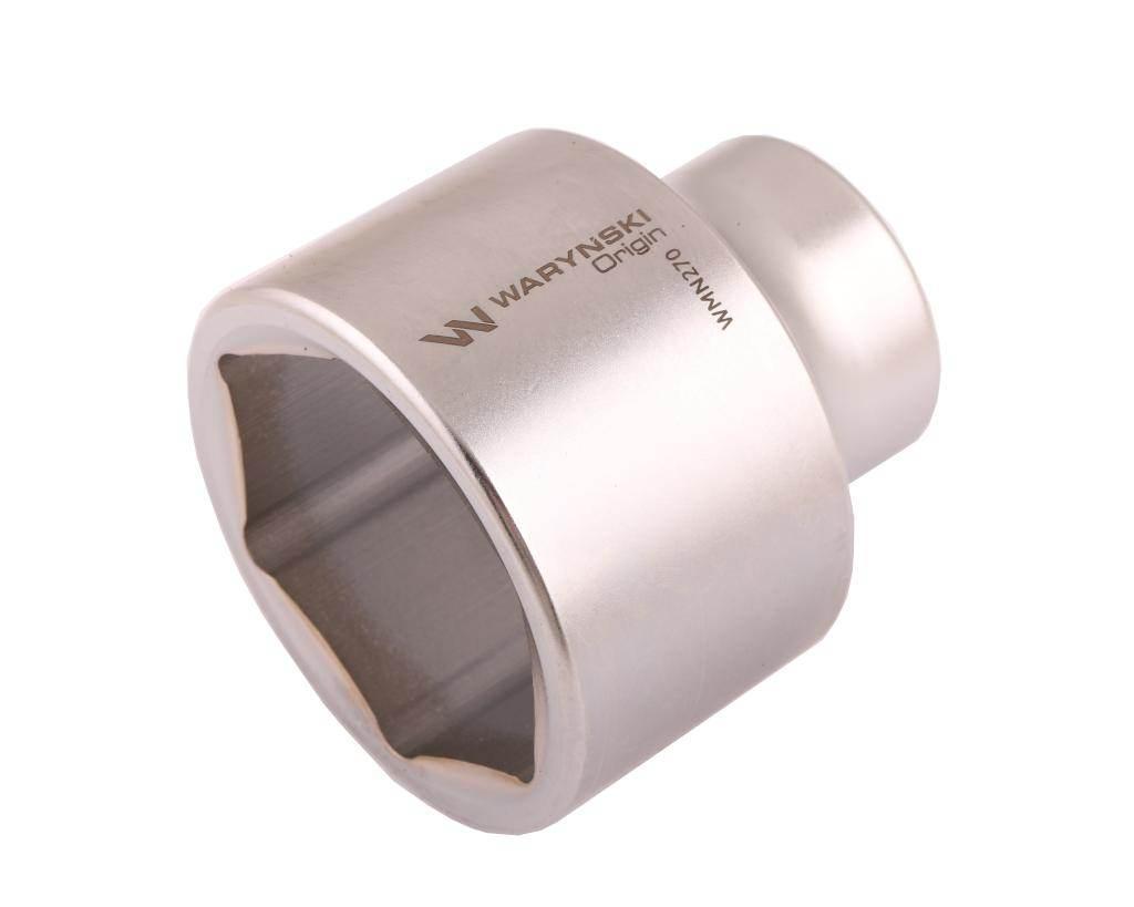 Nasadka sześciokątna 3/4". 58 mm. CrV50BV30. DIN 3124. Waryński WMN270
