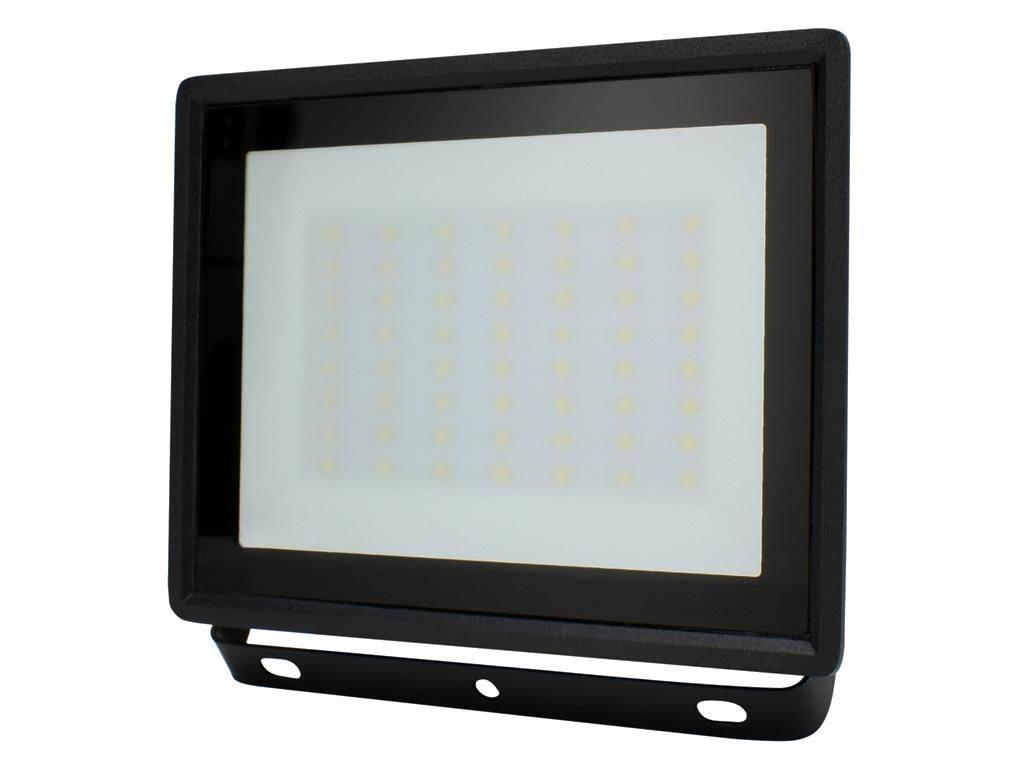 Naświetlacz, Lampa LED SMD 230V 50W 6500K 4320LM IP65 CZARNY NASW50W6K