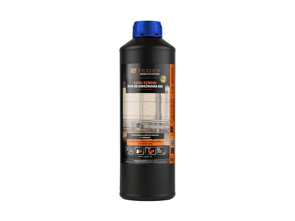 Płyn do udrażniania rur EXTRA STRONG 1 kg / TEGER T-W-SR1025