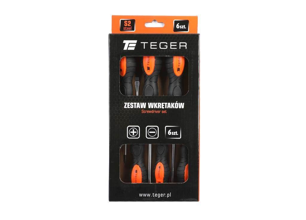 Zestaw wkrętaków 6 szt / TEGER T-W-ZWK001