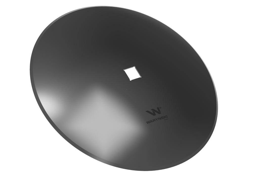 Talerz gładki fi 460 otwór 30x30 stal borowa WARYŃSKI R 1279201030 12010300