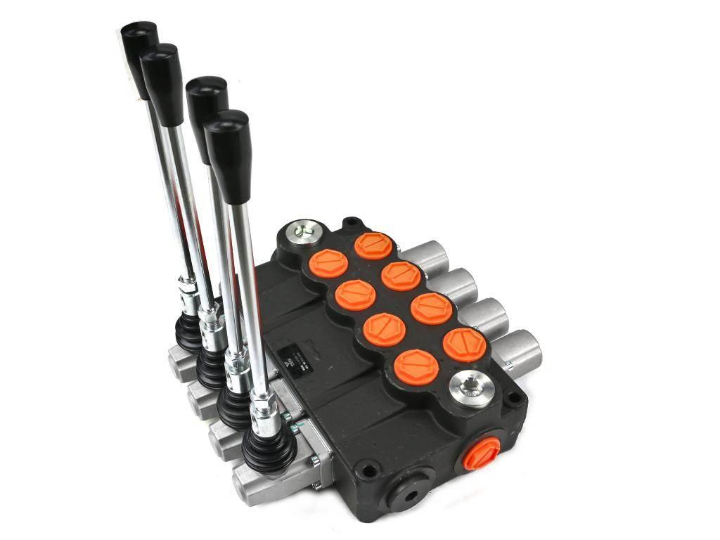 Rozdzielacz hydrauliczny 4-sekcyjny 120L VOIMA V-R120L-4