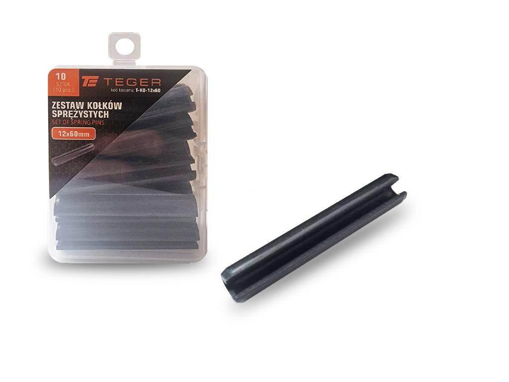 Kołek sprężysty 12x60 TEGER, 10szt T-KO-12X60