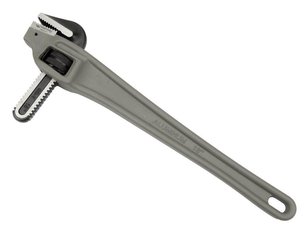 Klucz do rur, typ amerykański 18" kątowy uchwyt aluminium wzmocniony, Waryń
