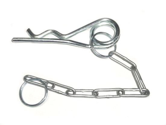 Zapinka - Zawleczka Fi-5 Podwójna Z Łańcuszkiem