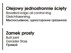 Pierścień Olejowy Sprężarki Mf 65x4