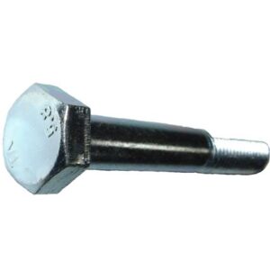 Śruba Z Łbem 6-Kątnym Niepełny Gwint M12x80 Kl.5.8 Din931 Biały Ocynk