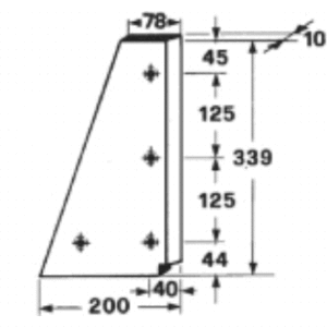 Nóż Ruchomy Tłoka Prasa Claas Marcant 50