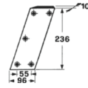 Nóż Tłoka Stały Claas Markant