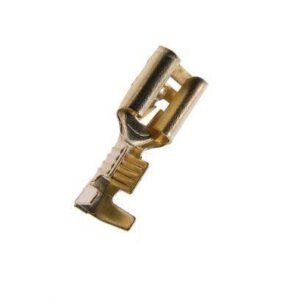 Końcówka j2.5 nasuwka konektorowa żeńska z blokadą 100szt)