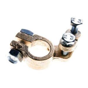 Zacisk akumulatoraklema mosiądz gruby 10szt