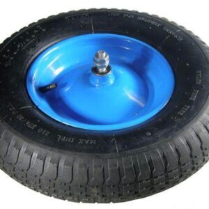 Koło do taczki kompletne 4.00-8 plus oś grubości 12mm