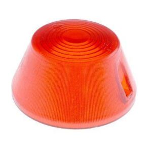 Klosz lampy obrysowej czerwony niski d-47/d-50 przyczepa