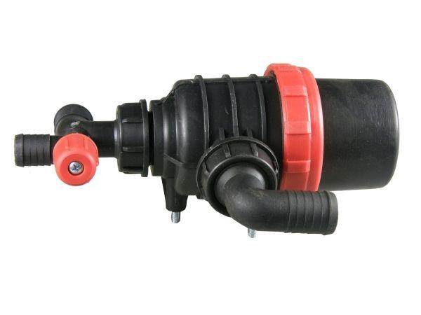 Filtr ssawny mały pompy z wyjściami na przewody fi 32mm i fi 25mm opryskiwacz