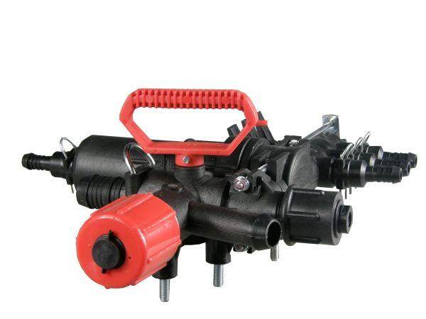 Zawór sterujący 3-sekcyjny z filtrem zewnętrznym z regulacją ciśnienia opryskiwacz