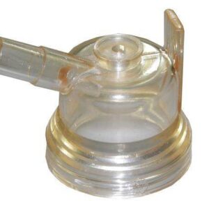 Korpus dolny kolektora 120ml przezroczysty dojarka