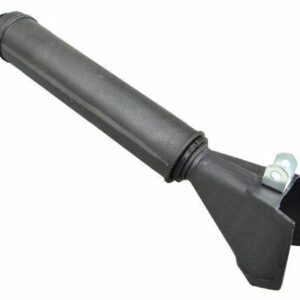 Przewód teleskopowy krótki czarny plastikowy siewnik