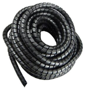Osłona spiralna na węże hydrauliczne sgx-25 zakres 22-28mm czarna po 20szt 20m