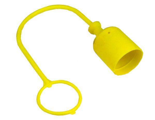 Pokrywa zaślepka do wtyczek szybkozłączy 1" iso-a 36.5-38-tpe żółte