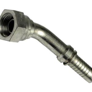 Zakucie hydrauliczne kątowe dkr45 dn16-5/8"bsp nakrętka 45 stopni cast