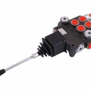 Rozdzielacz hydrauliczny dwusekcyjny 2-sekcyjny 80l z joystickiem