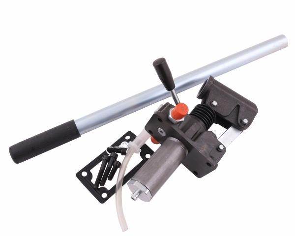 Pompa ręczna 45ccm siłowniki 2-stronnego działania 160 bar z gumową osłoną tłoczka roboczego