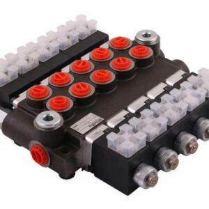 Rozdzielacz hydrauliczny 5-sekcyjny sterowany elektrycznie 12v 50l