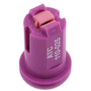 Rozpylacz dwustrumieniowy antyznoszeniowy wkładka ceramiczna fioletowy dysza atc asj 20szt