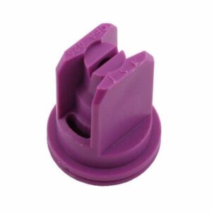 Rozpylacz płaskostrumieniowy antyznoszeniowy fioletowy strumień asymetryczny odchylony 13st dysza cfat asj 20szt