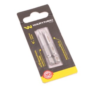Końcówki wkrętakowe bity pz3 50mm waryński komplet w blistrze dwusztukowym