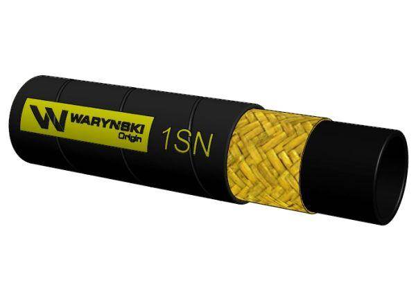 Wąż hydrauliczny do zakuwania dn12 1-oplotowy 160 bar waryński sprzedawany po 100m)