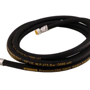 Przewód hydrauliczny 275 bar gwint m22x1.5 proste l-5000mm dn12-2sn aa-13-5000 p11p11 27.5mpa waryński