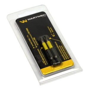 Końcówki wkretakowe udarowe bity t30 50mm 2szt waryński