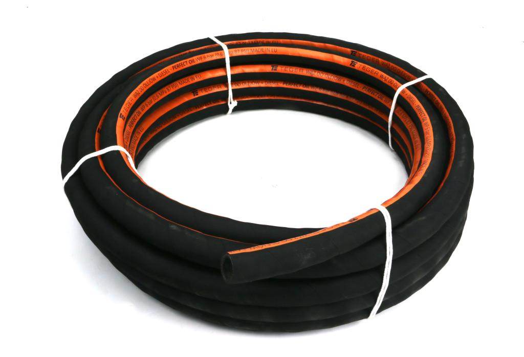 Wąż do olejów perfect oil olej diesel dn25 6 bar 0.6 mpa teger 20m