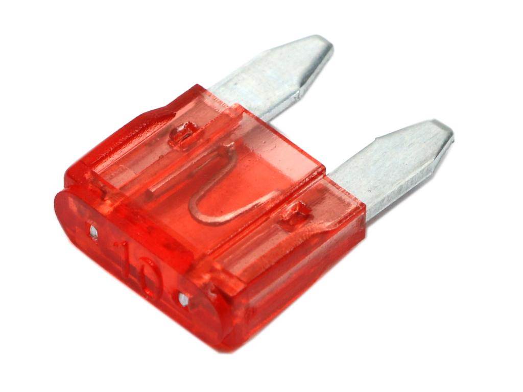 Bezpiecznik mini płytkowy 10 a opakowanie 10szt