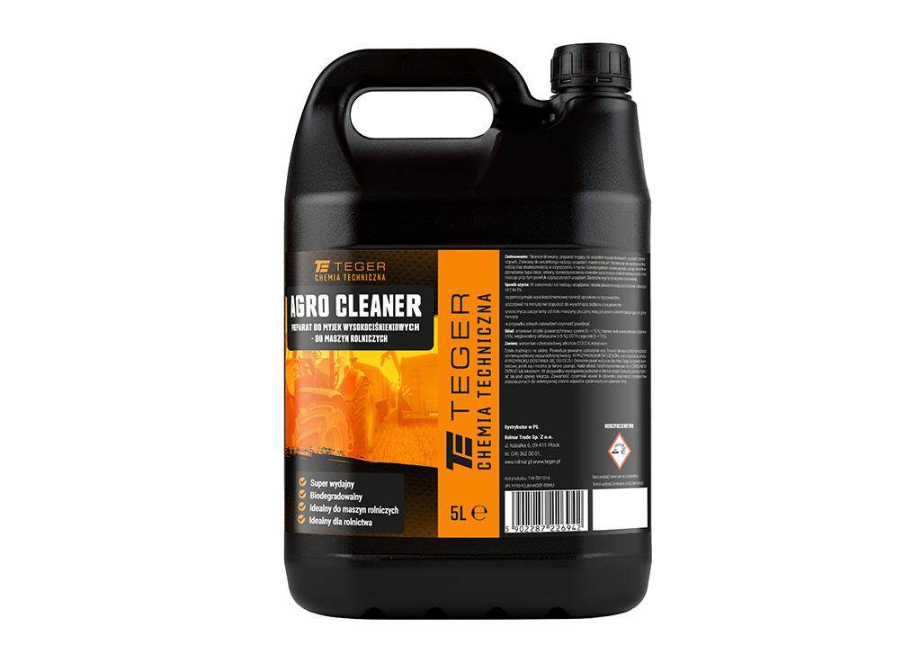 Agro cleaner preparat do myjek wysokociśnieniowych do maszyn rolniczych 5l teger