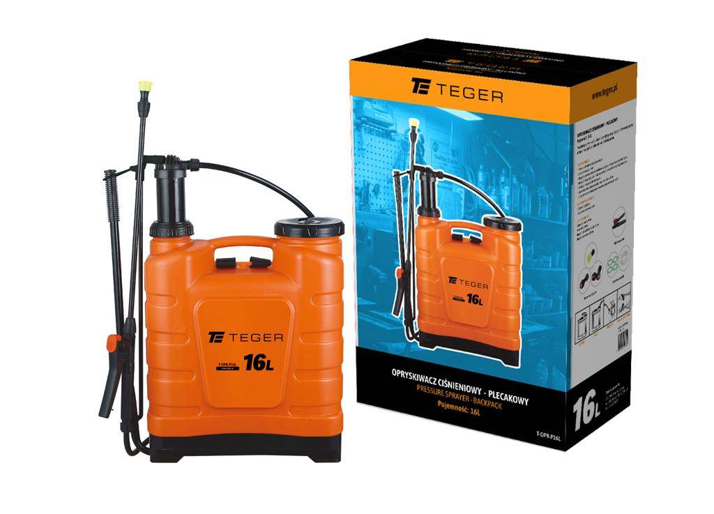 Opryskiwacz ciśnieniowy plecakowy 16l teger