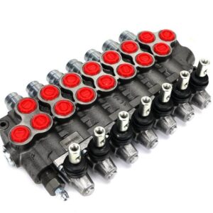 Rozdzielacz sterowany ręcznie 7 sekcyjny 60l/min.