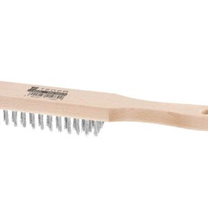 Szczotka druciana do rdzy standard drut stalowy 3 rzędowa teger