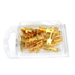 Wsuwki konektorowe męskie   6.3/2.5 25szt