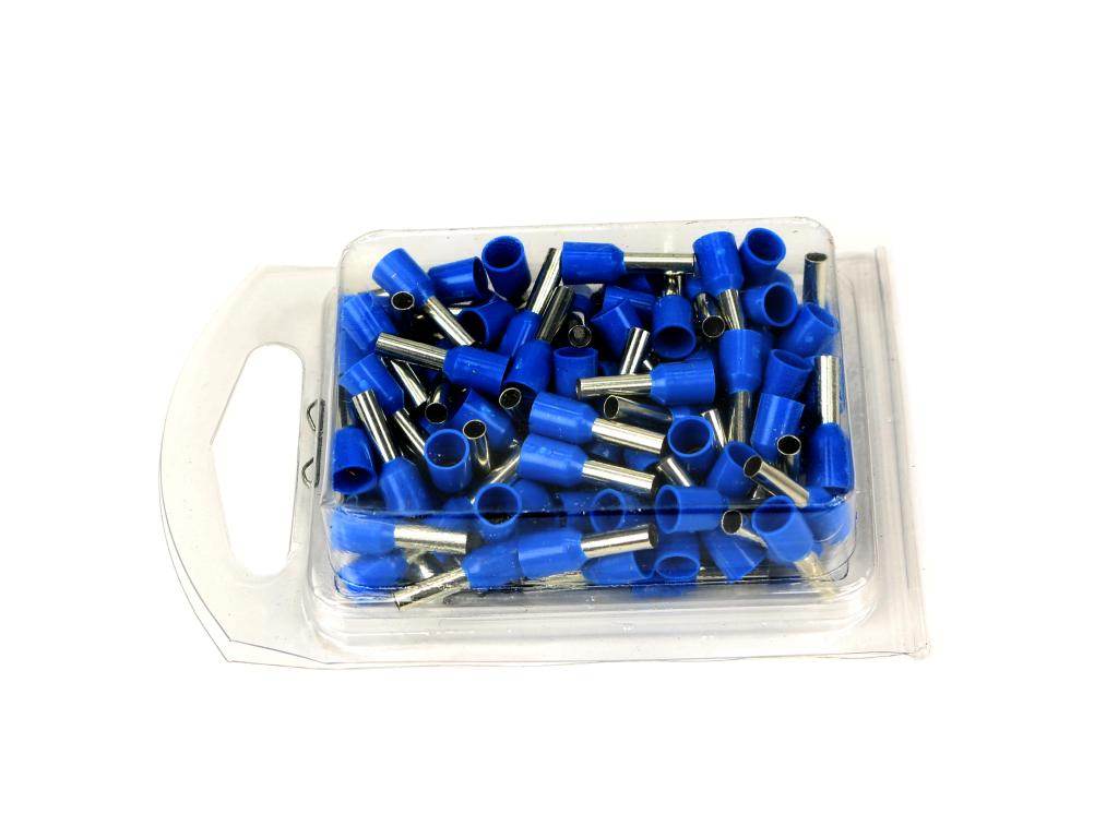 Końcówki tulejkowe z izolacją 2.5 100szt