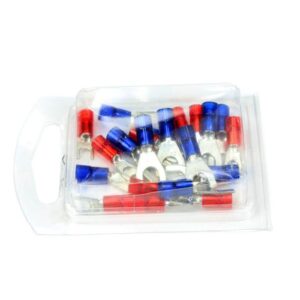 Końcówki widełkowe izolowane 1/m3,5 i 2,5/m4 20 szt